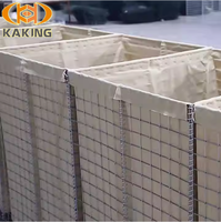 Barrières de retenue utilisées à vendre Mur de sable antidéflagrant carré Gabions soudés défensifs Paintball soutes à air gonflables
