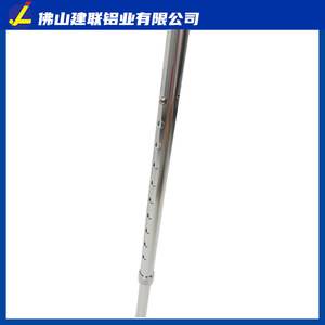 Bastón telescópico de aleación de aluminio con punta de goma ajustable en altura para personas mayores, soporte para senderismo - Product Image 3