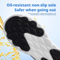 Chaussures de course et de marche unisexes faciles à enfiler, respirantes, avec empeigne en mesh, semelle intermédiaire en EVA, talon lumineux et coussin magnétique