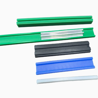 Rail de guidage en plastique polyéthylène Matériau en nylon Bande d'usure pour convoyeur Rainure de guidage de chaîne Guide de chaîne en nylon imprégné d'huile verte