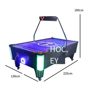 Máquina de Hockey de Aire Electrónica para Dos Jugadores, Equipo de Juego de Hockey sobre Hielo, Diseño de Mesa Flotante para Uso en el Hogar o en Centros Comerciales - Product Image 4