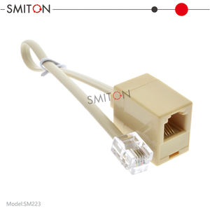 RJ11 6P4C อะแดปเตอร์ตัวแยกสายแจ็คโทรศัพท์1ทาง - Product Image 5