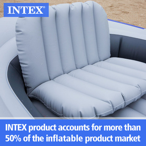 Intex 68324 chuyến tham quan 4 thuyền đặt thể thao ngoài trời Thuyền bơm hơi nước thể thao câu cá không khí thuyền gấp di động <span class=keywords><strong>Kayak</strong></span> bơm hơi - Product Image 5