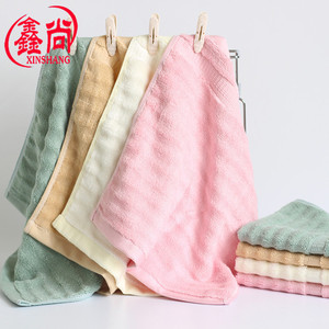 Xinshang Bamboo Fiber Square Towel 34x34 Cm Wavy Pattern Soft Absorbent Kitchen Hand Towel - Product Image 5