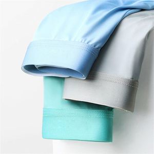 Wholesale <b>Custom</b> Thin Ice Silk Breathable Underwear Men <b>Boxer</b> Pants Polyester Spandex - Product Image 3