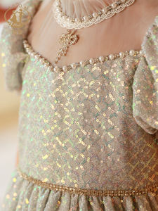 Agile Wholesale ODM Crocheté Robes de bal de mariage pour enfants Robes de princesse fantaisie Robes de soirée pour jolies filles - Product Image 4