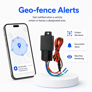 Localizzatore GPS 4G 2G GSM con Relè, Taglio Remoto Carburante, Allarme Geo-Fence in Tempo Reale, Dispositivo Antifurto Compatibile PC per Flotte - Product Image 2