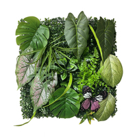 Panneau mural en herbe artificielle tendance, plante verte résistante aux UV, mur en herbe artificielle, fleur de mousse artificielle, plante simulée pour la décoration