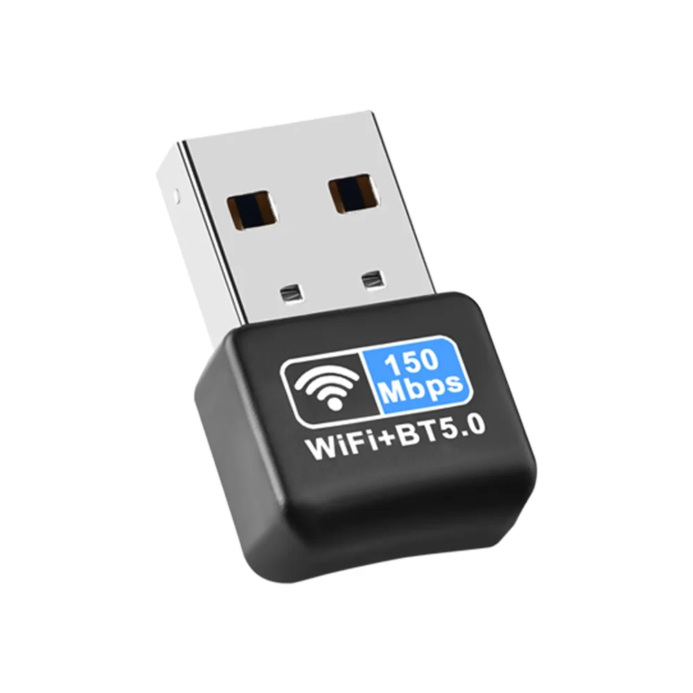 WB303 Bluetooth 5.0 WiFi Wireless Network Card USB 2.0 150M 802.11 B/g/n LAN Adapter For Laptop PC Mini Wi-fi Dongle