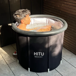 Bain de Glace Gonflable Thérapie Portable Pod Plongeon Froid Trempage Sports Récupération bacs à glace Conception Personnalisée <span class=keywords><strong>Baignoire</strong></span> <span class=keywords><strong>Pliable</strong></span> - Product Image 6