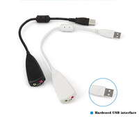 Adaptador de Sonido Externo Profesional BAJEAL USB 2.0 de 7.1 Canales, Chipset CM108, Material ABS, Interfaz de Audio Altamente Flexible