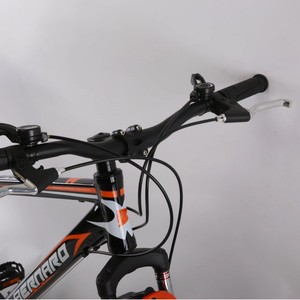 Vélo de montagne 26 pouces, cadre en alliage d'aluminium, double suspension, fourche à suspension, levier de vitesses, unisexe, pour adultes - Product Image 1