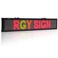 Pantalla LED P5 de Alta Calidad para Interiores y Exteriores, Pantalla de Texto de 128*48cm