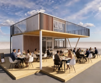 Maison conteneur préfabriquée en structure acier respirante, Cabine Apple, Pod de bureau moderne modulaire en kit, pour extérieur et jardin, Jiangsu