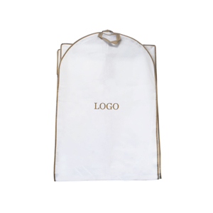 Clear Luxury Non-Woven Wedding Dress Hanging <strong>Garment</strong> <strong>Bag</strong> Custom Foldable Wholesale Clothes Dust High Quality Zipper Organizer - Product Image 6