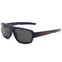 Lunettes de soleil carrées unisexes, style européen, tendance, résistantes au vent, pour influenceurs, lunettes de soleil 8017