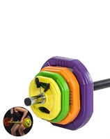 Juego de pesas Fitness Body Building Pompe Barbell Poids Ensemble Pondéré Corps bar Équipement de Gymnastique Barbell Ensemble