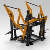 Appareil professionnel de musculation dorsale pour la salle de sport – Machine de traction dorsale