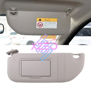 Pare-soleil intérieur gauche pour voiture, pare-soleil de pare-brise, miroir pare-soleil adapté à Peugeot 301 Citroën C3 98038433DS - Product Image 4