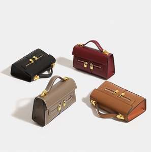 Bolso de Moda para Mujer, Diseño Retro de Alta Gama, con Cierre de Cremallera y Múltiples Bolsillos, en Poliéster, Estilo Nicho, Combinable con Todo, Pequeño y Cuadrado - Product Image 5