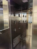 Cabine de douche d'air sur mesure pour salle blanche d'usine de culture de champignons et projets d'inoculation