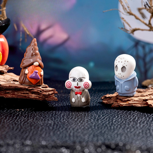 Nouveau personnage d'horreur <span class=keywords><strong>nain</strong></span> assistant squelette canard Clown résine artisanat table Halloween ornement - Product Image 2