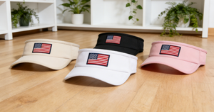 Gorra deportiva con visera para el Día de la Independencia de EE. UU., ajustable, con parte superior vacía, parche de la bandera estadounidense, para golf, tenis y correr - Product Image 5
