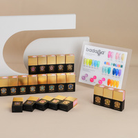 Vernis à ongles en gel Badaga Candy Tone Creamy Pastel, vente en gros OEM, universel pour salon, UV LED, gel soak-off, ensemble de vernis à ongles en gel brillant pour manucure