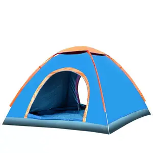 חדש עיצוב חיצוני 3-4 אדם נייד אטים לגשם פרק חוף פנאי גדול משפחת קמפינג אוהל