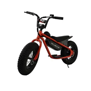จักรยานไฟฟ้า 16 นิ้วยางไขมันรถจักรยานไฟฟ้า 48V 750W มอเตอร์กรอบอลูมิเนียม ebike