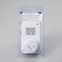 Proveedor Chino, Precio Económico, Interruptor Temporizador de 16A, Enchufe Eléctrico, 230V, Protección IP20, 48 Programas de Encendido/Apagado