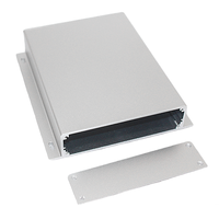Caja de Aluminio para Disipador de Calor de Electrónica, Carcasa de Aluminio Montable en Pared con Orejetas Laterales para Fijación Segura de PCB