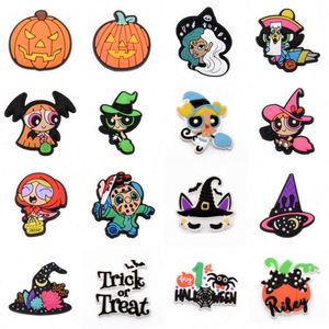 Fábrica al por mayor nueva llegada <span class=keywords><strong>Halloween</strong></span> tema Zueco zapato encantos Venta caliente logotipo personalizado suave PVC encantos para <span class=keywords><strong>EVA</strong></span> Zueco y bolso de mano - Product Image 2