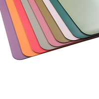 Jiuzilong écologique Logo personnalisé bleu rose violet antidérapant 4mm arc rectangulaire en caoutchouc naturel PU tapis de Yoga pliable