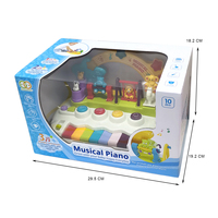 Cartoon Dancing Animals Plastic Mini Electric Organ Piano With Flash Light & Sound Effects Toy Musical Instruments for Kids