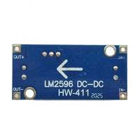 LM2596 3A modul step-down DC-DC, modul daya step-down 24V sampai 12V 5V 3V dapat disesuaikan