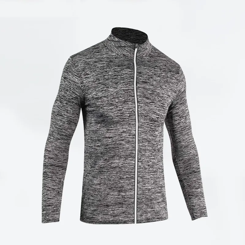 Venta al por mayor Moda Hombres Correr Deportes Entrenamiento Sudadera Manga larga Fitness al aire libre Ropa deportiva