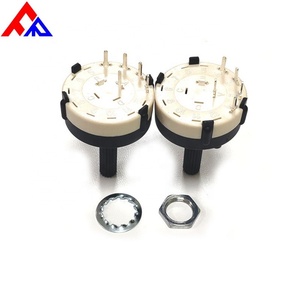 Nouveau commutateur rotatif isolé à 1 ou 2 pôles, à axe de rotation, 2-12 positions, en métal et plastique, 500V AC - Product Image 5