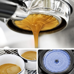 Cafetera Profesional de Acero Inoxidable, Cafetera Espresso Comercial Semiautomática E61 con Bomba de 15 Bares - Product Image 2