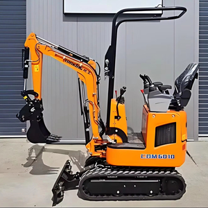 CDM6010 Earthmoving Machinery 1Ton Hydraulic Mini Excavator with 0.022 m³ <b>Bucket</b> - Product Image 1