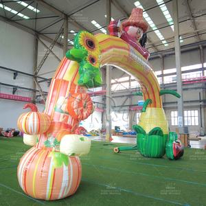 WINSUN sıcak satış yeni tasarım korkuluk temalı karşılama reklam faaliyetleri için şişme kemerler olay - Product Image 2