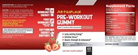 Permen Gummy Pre-Workout Label Pribadi OEM untuk Dewasa dengan Creatine Monohydrate yang Ditingkatkan untuk Pertumbuhan Otot & Manajemen Energi