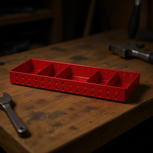 Bandeja Organizadora de Herramientas Roja 5003 RC1 con Divisores para Almacenamiento en Taller - Product Image 3