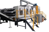 Machine d'ouverture de cardage de chanvre de fibre de polyester de haute Performance