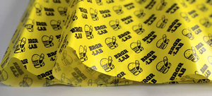 Papier d'emballage pour sandwich imprimé avec logo personnalisé, qualité alimentaire, papier sulfurisé pour hamburgers - Product Image 4