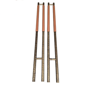 Manijas <span class=keywords><strong>de</strong></span> Puerta <span class=keywords><strong>de</strong></span> Cobre Duraderas <span class=keywords><strong>de</strong></span> Estilo Moderno y Lujoso con Mango Largo, Diseño Personalizado <span class=keywords><strong>de</strong></span> Fábrica para Entrada, Oficina, Edificio, Dormitorio, Bares - Product Image 2