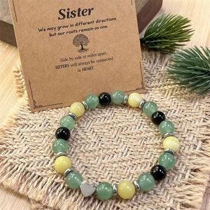 Bracelet en pierre naturelle avec perles de verre colorées, stimulant la confiance, emballage d'exportation sécurisé de premier ordre, codage standardisé - Product Image 3