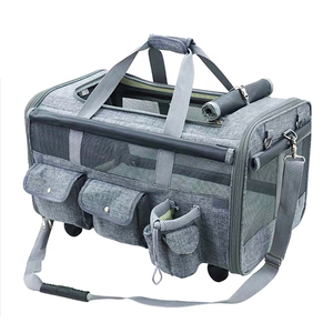 Luxe Kat Hond Pet Carrier Airline Goedgekeurd Kleine Hond Carrier Zachte Zijdig Inklapbare Puppy Carrier - Product Image 6