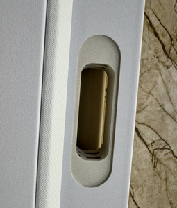 Telaio per Porta in WPC PVC per Camera da Letto, <span class=keywords><strong>Design</strong></span> Moderno Mid-Century, Impermeabile, Garanzia di 5 Anni, Taglio Personalizzato a 45 Gradi - Product Image 2