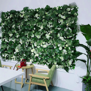 Venta de Fábrica: Hojas Verdes de Seda para Decoración de Bodas, Hojas Artificiales Tropicales - Product Image 4